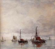 unknow artist Seascape, boats, ships and warships. 89 France oil painting artist